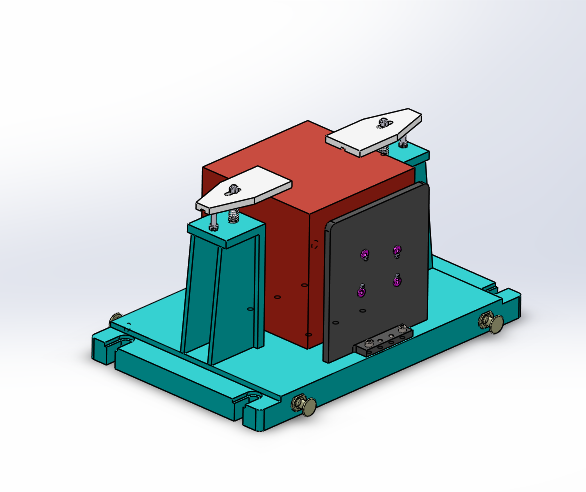 JX404-2108发动机机体钻排气侧面孔夹具设计【三维】